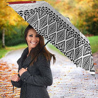 Ikale Tahi Pacific Tonga Rugby Custom Umbrella Tongan Ngatu with Flag Pattern LT9 - Polynesian Pride