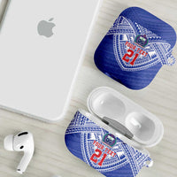 Manu Samoa Pacific Samoa Rugby Custom AirPods Case Polynesian Pattern LT9 - Polynesian Pride