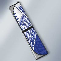 Manu Samoa Pacific Samoa Rugby Custom Auto Sun Shade Polynesian Pattern - Polynesian Pride