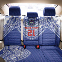 Manu Samoa Pacific Samoa Rugby Custom Back Car Seat Cover Polynesian Pattern