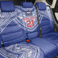 Manu Samoa Pacific Samoa Rugby Custom Back Car Seat Cover Polynesian Pattern