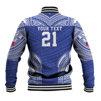 Manu Samoa Pacific Samoa Rugby Custom Baseball Jacket Polynesian Pattern LT9 - Polynesian Pride