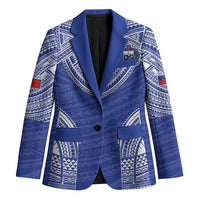 Manu Samoa Pacific Samoa Rugby Custom Blazer Polynesian Pattern - Polynesian Pride
