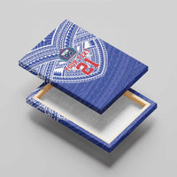 Manu Samoa Pacific Samoa Rugby Custom Canvas Wall Art Polynesian Pattern LT9 - Polynesian Pride
