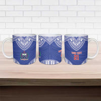 Manu Samoa Pacific Samoa Rugby Custom Ceramic Mug Polynesian Pattern LT9 - Polynesian Pride
