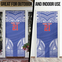 Manu Samoa Pacific Samoa Rugby Custom Door Cover Polynesian Pattern LT9 - Polynesian Pride