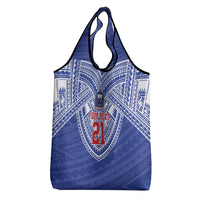 Manu Samoa Pacific Samoa Rugby Custom Grocery Bag Polynesian Pattern LT9 - Polynesian Pride