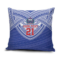 Manu Samoa Pacific Samoa Rugby Custom Pillow Cover Polynesian Pattern - Polynesian Pride