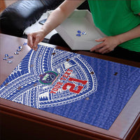 Manu Samoa Pacific Samoa Rugby Custom Puzzle Polynesian Pattern LT9 - Polynesian Pride