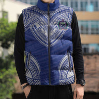 Manu Samoa Pacific Samoa Rugby Custom Sleeveless Puffer Jacket Polynesian Pattern LT9 - Polynesian Pride