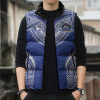 Manu Samoa Pacific Samoa Rugby Custom Sleeveless Puffer Jacket Polynesian Pattern LT9 - Polynesian Pride