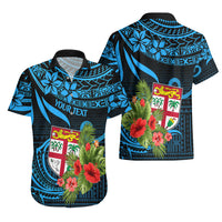 Custom Fiji Islands Hawaiian Shirt With Polynesian Tribal Happy National Day LT9 - Polynesian Pride