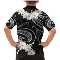 White Sunday Tokelau Gardenia Thunbergia Family Matching Mermaid Dress and Hawaiian Shirt Fakamalo Atu Kia Te Koutou Uma