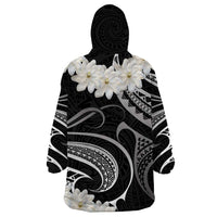 White Sunday Tokelau Gardenia Thunbergia Wearable Blanket Hoodie Fakamalo Atu Kia Te Koutou Uma
