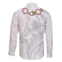 Manuia le Aso Sa o Tamaiti Tonga Family Matching Short Sleeve Bodycon Dress and Hawaiian Shirt White Sunday Heilala Lei