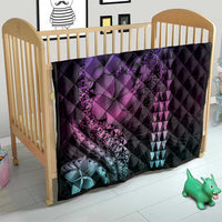 Hawaiian Sea Turtle Quilt Pink Hibiscus Flowers and Kakau Pattern