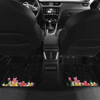 Kiribati Red Jasmine Mango Car Mats Reggae Polynesian Art Vibe LT9 Set 2pcs - Back Reggae - Polynesian Pride