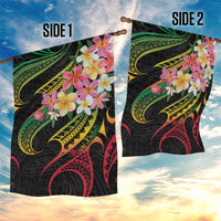 Kiribati Red Jasmine Mango Garden Flag Reggae Polynesian Art Vibe LT9 - Polynesian Pride