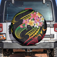 Kiribati Red Jasmine Mango Spare Tire Cover Reggae Polynesian Art Vibe LT9 Reggae - Polynesian Pride