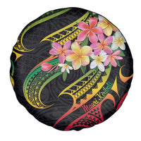 Kiribati Red Jasmine Mango Spare Tire Cover Reggae Polynesian Art Vibe LT9 - Polynesian Pride
