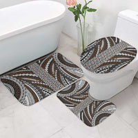 Brown Tongan Polynesian Tribal Bathroom Set - Polynesian Pride