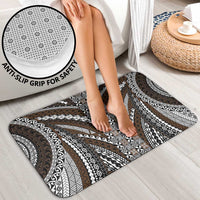 Brown Tongan Polynesian Tribal Bathroom Set - Polynesian Pride