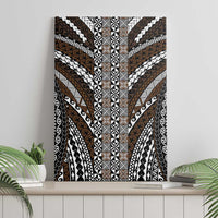 Brown Tongan Polynesian Tribal Canvas Wall Art LT9 - Polynesian Pride