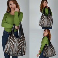 Brown Tongan Polynesian Tribal Grocery Bag LT9 - Polynesian Pride