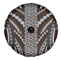 Brown Tongan Polynesian Tribal Spare Tire Cover - Polynesian Pride