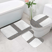 Light Gray Tongan Polynesian Tribal Bathroom Set - Polynesian Pride