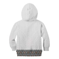 Light Gray Tongan Polynesian Tribal Kid Hoodie - Polynesian Pride