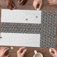 Light Gray Tongan Polynesian Tribal Puzzle LT9 - Polynesian Pride