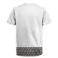 Light Gray Tongan Polynesian Tribal Rugby Jersey LT9 - Polynesian Pride