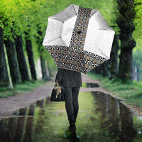 Light Gray Tongan Polynesian Tribal Umbrella LT9 - Polynesian Pride