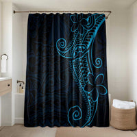 Black Blue Polynesian Tribal Bathroom Set - Polynesian Pride