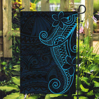 Black Blue Polynesian Tribal Garden Flag - Polynesian Pride