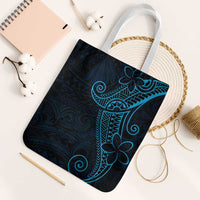 Black Blue Polynesian Tribal Tote Bag - Polynesian Pride