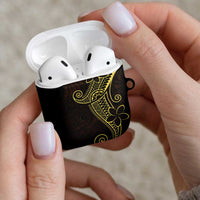 Black Gold Polynesian Tribal AirPods Case LT9 - Polynesian Pride