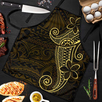 Black Gold Polynesian Tribal Apron LT9 Gold - Polynesian Pride
