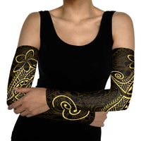 Black Gold Polynesian Tribal Arm Sleeves - Polynesian Pride