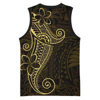 Black Gold Polynesian Tribal Basketball Jersey LT9 - Polynesian Pride