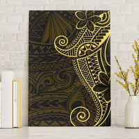 Black Gold Polynesian Tribal Canvas Wall Art LT9 Without Frame Gold - Polynesian Pride