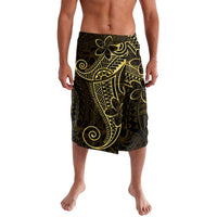 Black Gold Polynesian Tribal Lavalava - Polynesian Pride