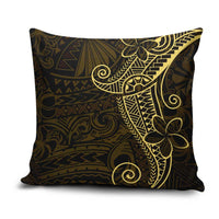 Black Gold Polynesian Tribal Pillow Cover - Polynesian Pride