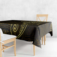 Black Gold Polynesian Tribal Tablecloth LT9 - Polynesian Pride