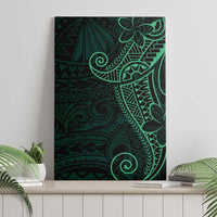 Black Green Polynesian Tribal Canvas Wall Art LT9 - Polynesian Pride