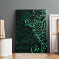 Black Green Polynesian Tribal Canvas Wall Art LT9 - Polynesian Pride
