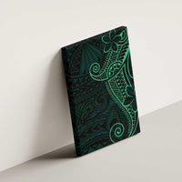 Black Green Polynesian Tribal Canvas Wall Art LT9 - Polynesian Pride