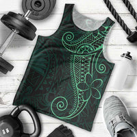 Black Green Polynesian Tribal Men Tank Top LT9 - Polynesian Pride