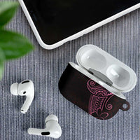 Black Pink Polynesian Tribal AirPods Case LT9 - Polynesian Pride